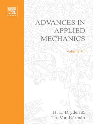 cover image of Advances in Applied Mechanics